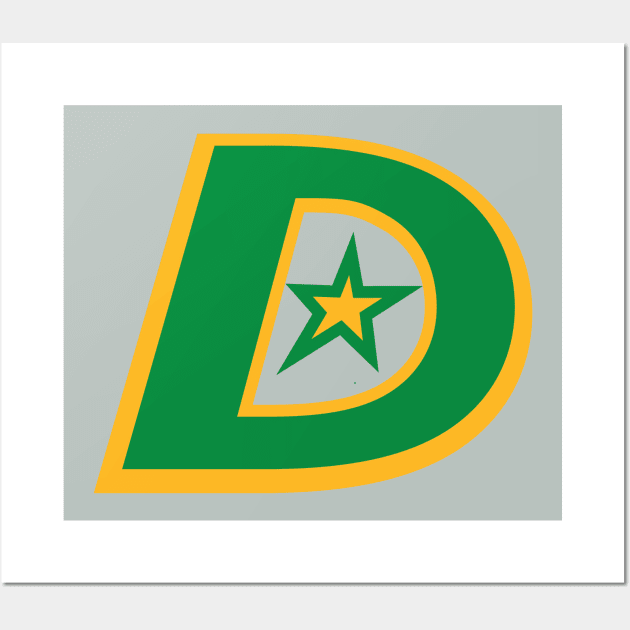 Dallas North Stars Wall Art by MAS Design Co